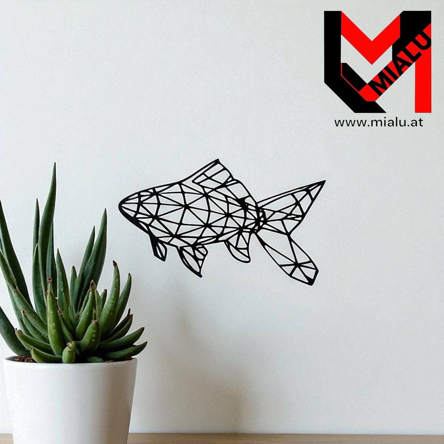 🐟✨ 3D-Druck Wandbild – Minimalistisch &Modern ✨🐟