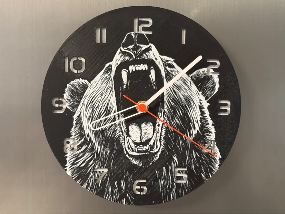 3D-Druck Uhr – Grizzly