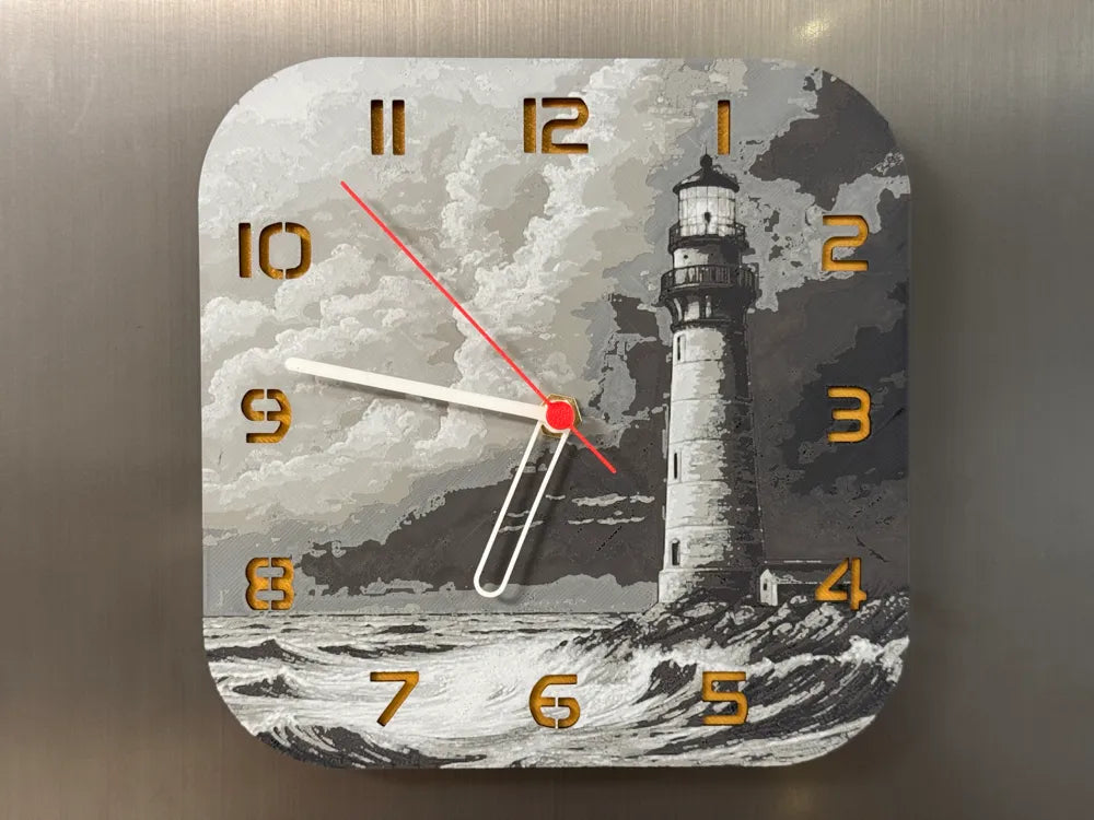 3D-Druck Uhr – Meer