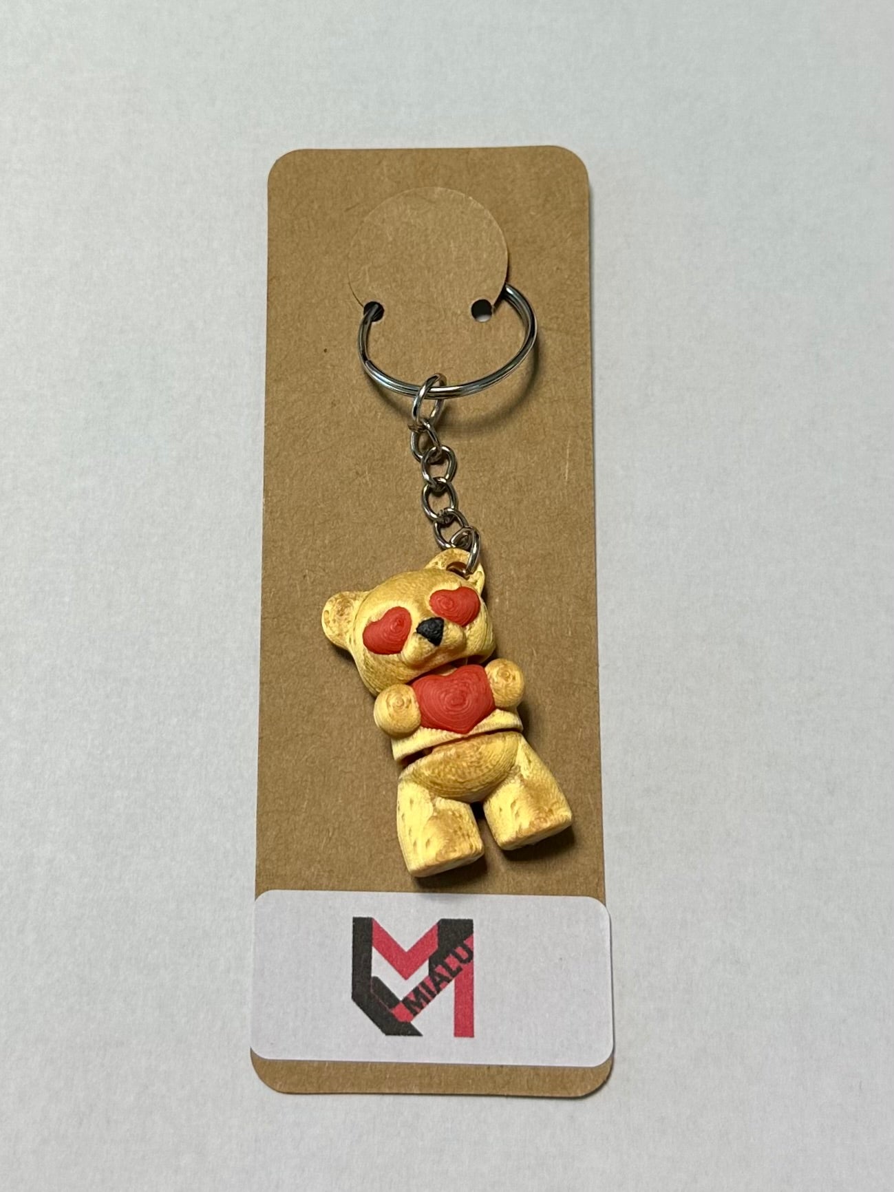 𧸠SchlĂźsselanhänger âTeddy mit Herzaugenâ â Liebe zum Mitnehmen