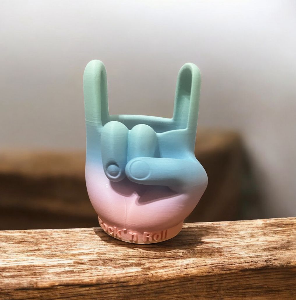 🎸 Rock’n’Roll Stiftehalter – 3D-gedruckt aus PLA 🎸