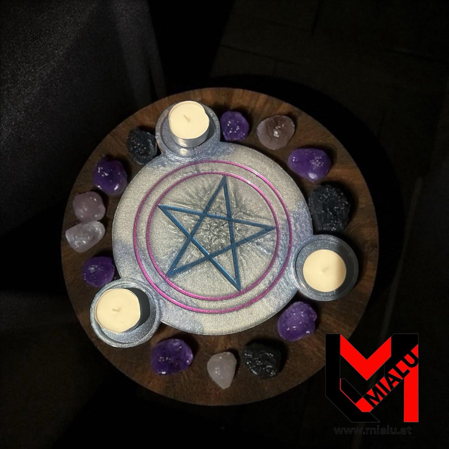 Pentagramm-Kerzenhalter – Mystische Energie für dein Zuhause