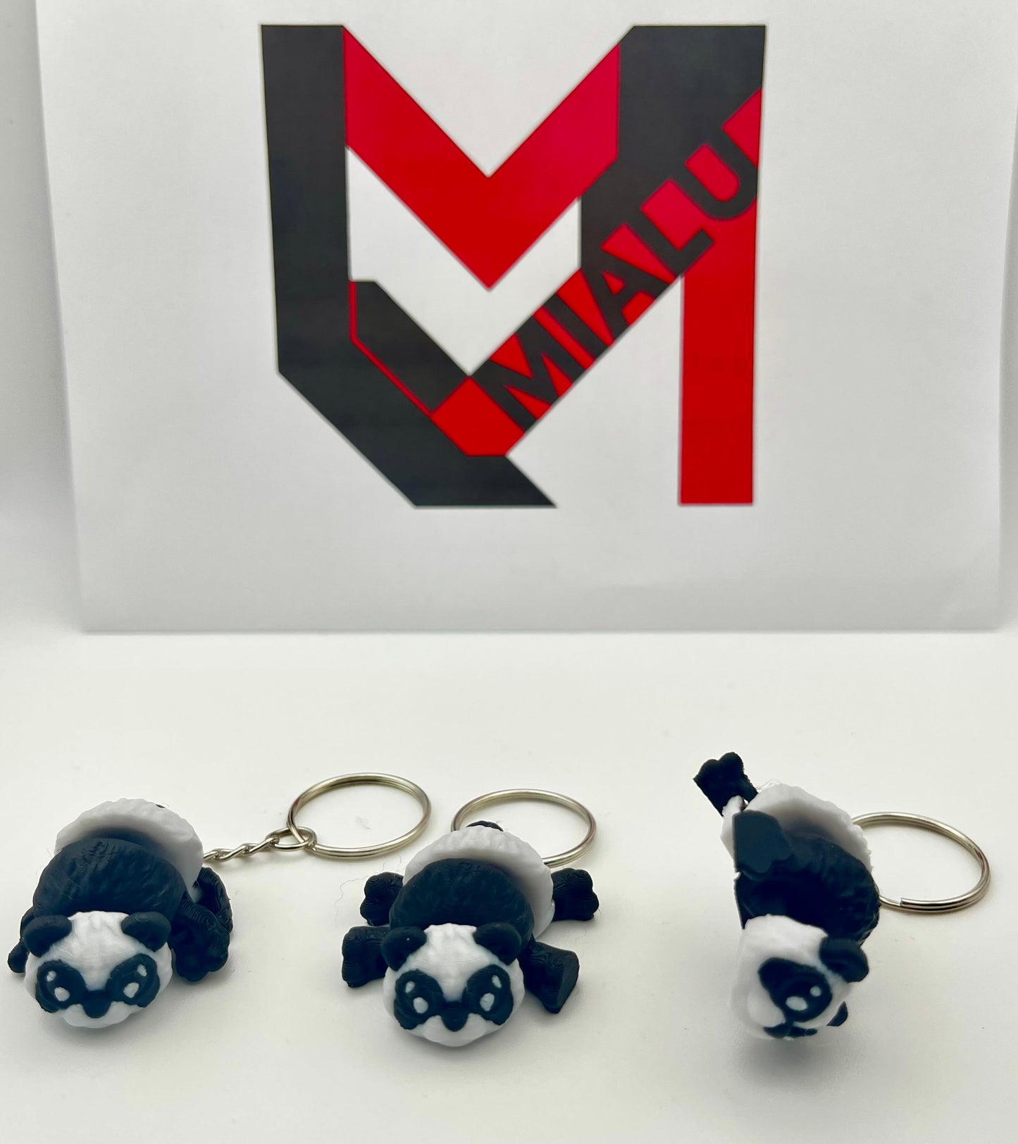 3D-Schlüsselanhänger „Panda“