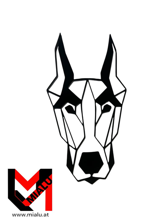 3D Wandbild „Doberman“ – Stylische Wanddeko für Hunde- und Designliebhaber!