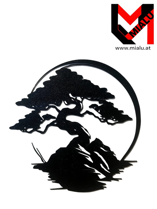 3D Wandbild Bonsai Baum – Zen und Eleganz für dein Zuhause!