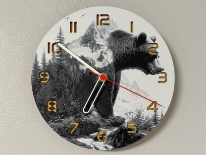 3D-Druck Uhr –  bär