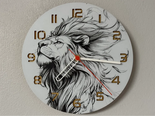 3D-Druck Uhr – Löwe