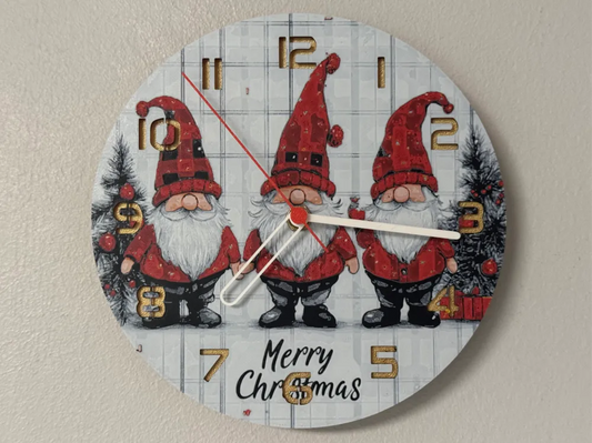 3D-Druck Uhr – Weihnachten