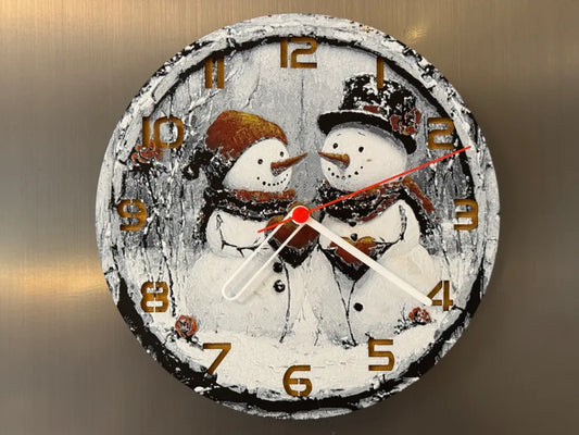 3D-Druck Uhr – Schneemann