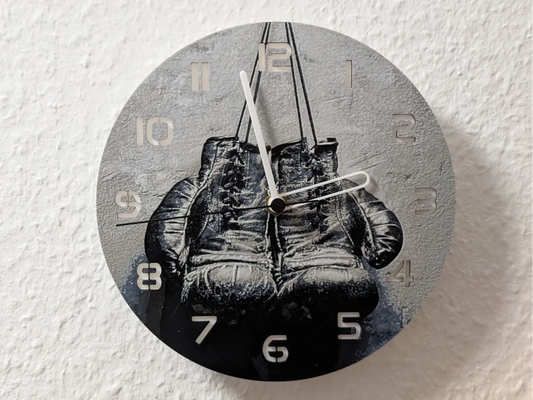 3D-Druck Uhr – Boxhandschuhe
