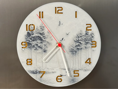 3D-Druck Uhr – Landschaft