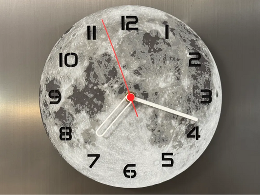 3D-Druck Uhr – Mond