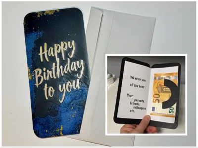 🎁Happy Birthday to you - Karte 🖨️