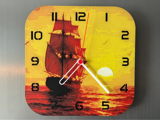 3D-Druck Uhr – Schiff