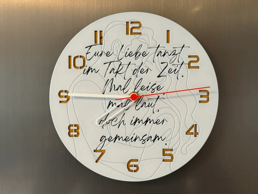 3D-Druck Uhr – Text