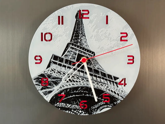 3D-Druck Uhr – Eifelturm