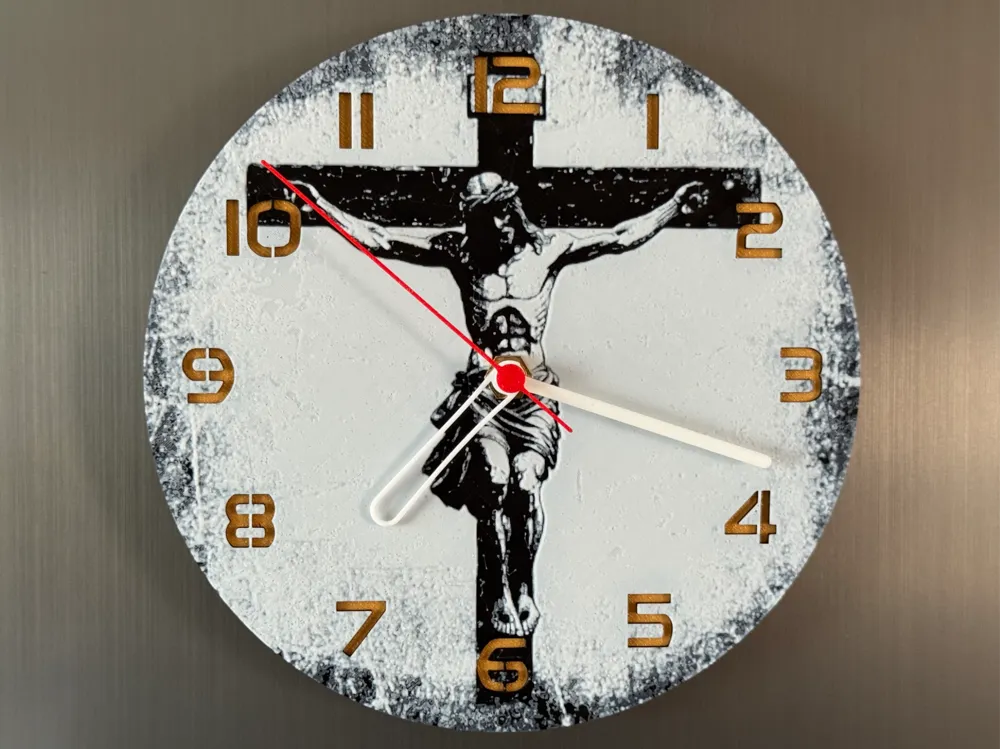 3D-Druck Uhr – Jesus