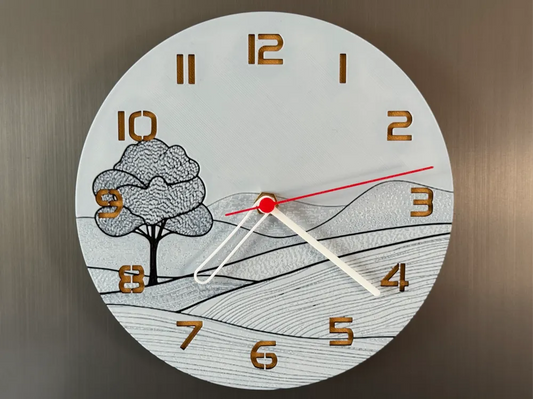 3D-Druck Uhr – Landschaft