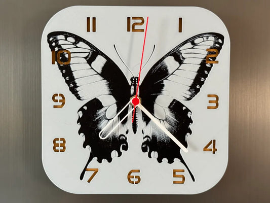 3D-Druck Uhr – Schmetterling