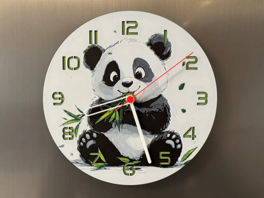 3D-Druck Uhr – Panda
