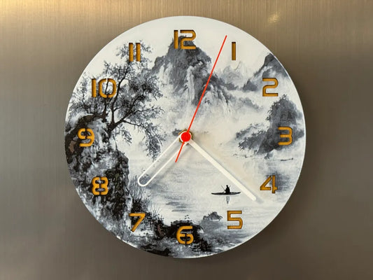 3D-Druck Uhr – Berge
