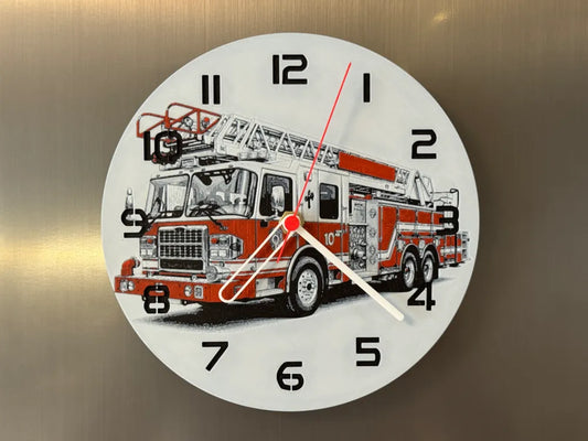 3D-Druck Uhr – Feuerwehr