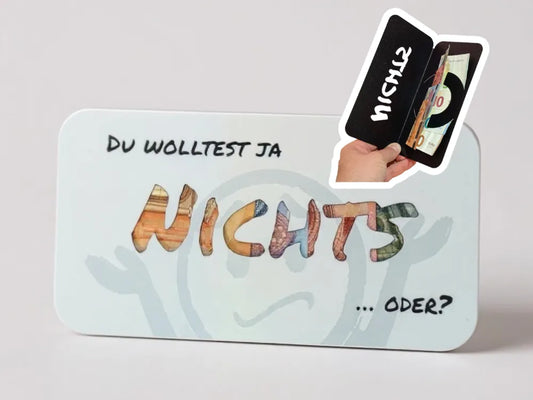 🎁Du wolltest ja NICHTS - Karte 🖨️✨
