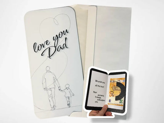🎁 Love you Dad - Karte 🖨️✨