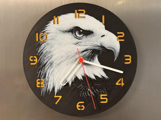 3D-Druck Uhr – Adler