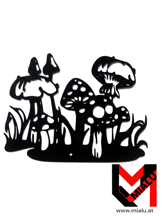 Stylisches 3D Wandbild „Pilze“ – Natur trifft modernes Design!