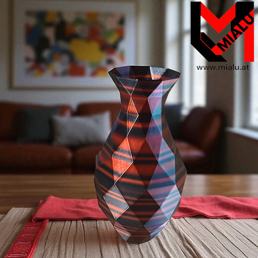 Vase rot schwarz