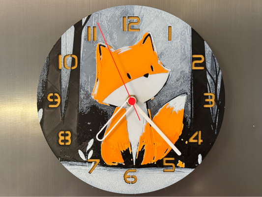 3D-Druck Uhr – Fuchs