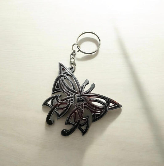 🦋 Keltischer Schmetterling Schlüsselanhänger