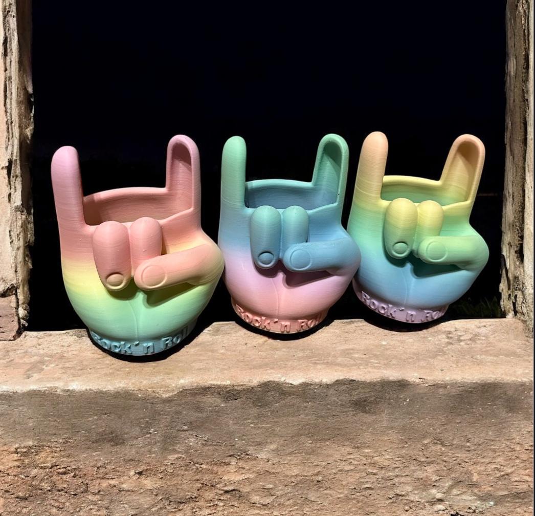 🎸 Rock’n’Roll Stiftehalter – 3D-gedruckt aus PLA 🎸