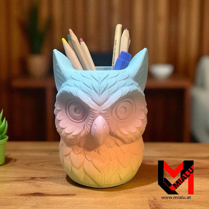 🖊️ 3D-gedruckter Eulen-Stiftehalter – praktisch & stylisch! 🖊️