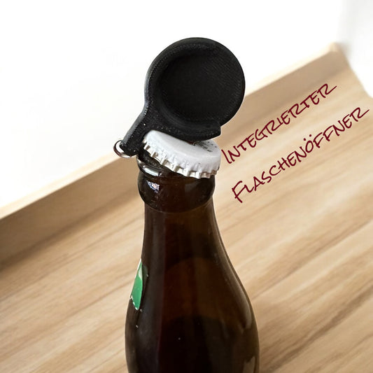 Multifunktionaler Flaschenöffner-Schlüsselanhänger