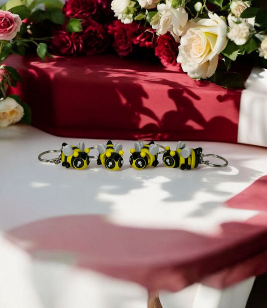 🐝3D-gedruckte Bienen-Schlüsselanhänger: Modernes Design, voller Charme!
